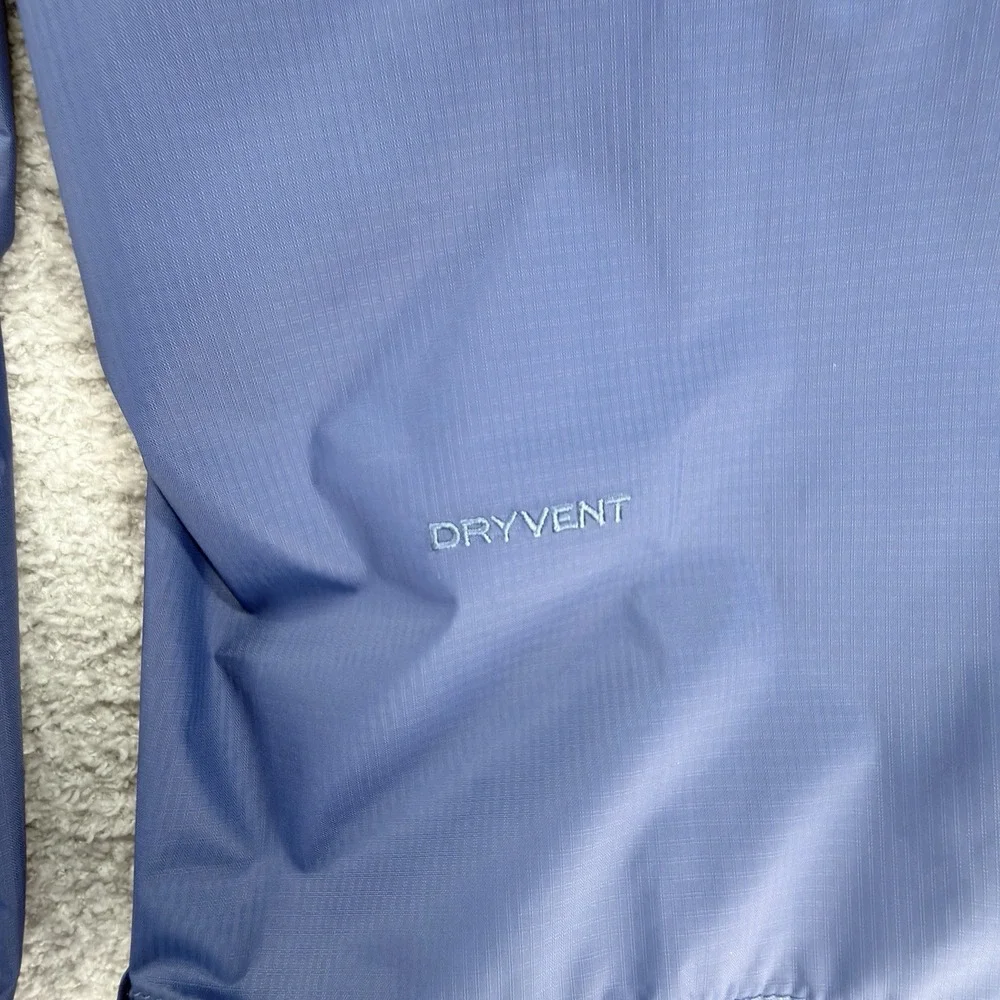 The North Face DryVent Rain Jacket Men's XL Blue Hooded Grundfos Waterproof